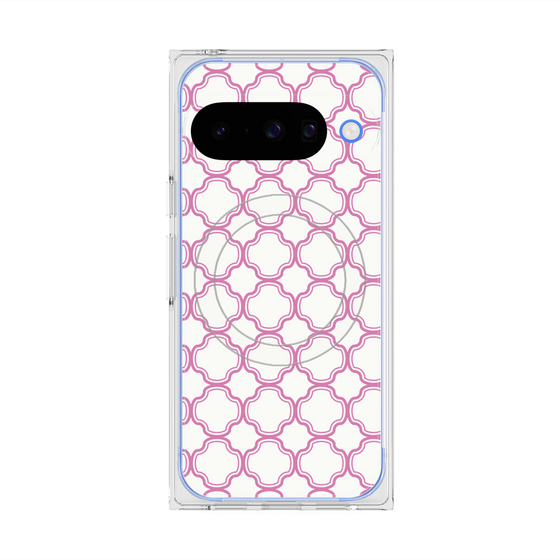 Premium Square Case with Pixelsnap［ Moroccan3 - Pink ］