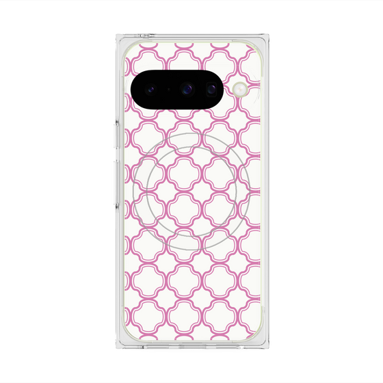 Premium Square Case with Pixelsnap［ Moroccan3 - Pink ］