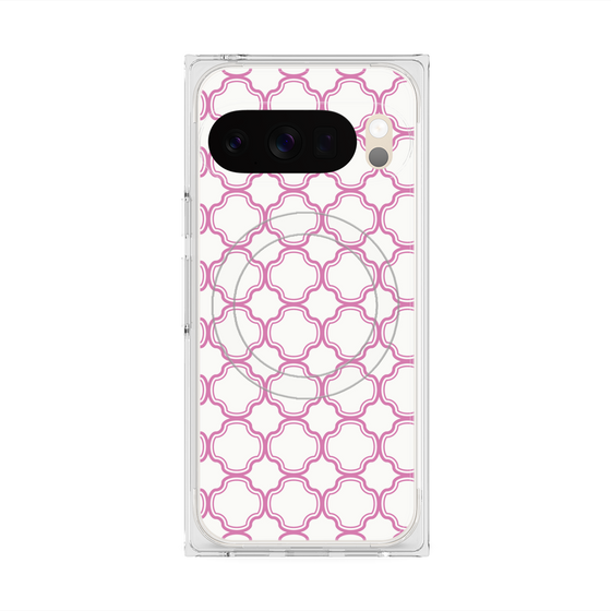 Premium Square Case with Pixelsnap［ Moroccan3 - Pink ］