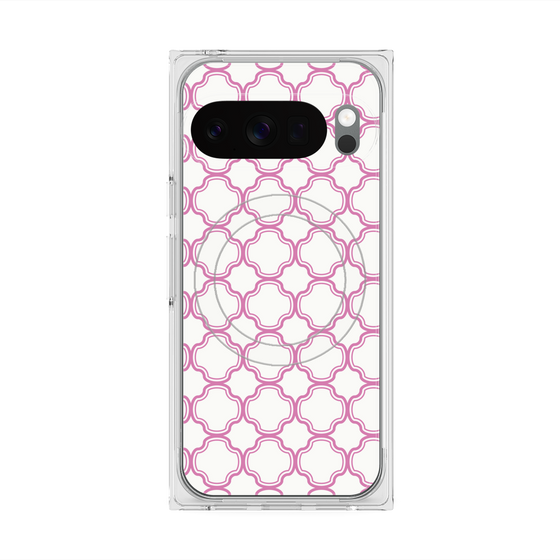 Premium Square Case with Pixelsnap［ Moroccan3 - Pink ］