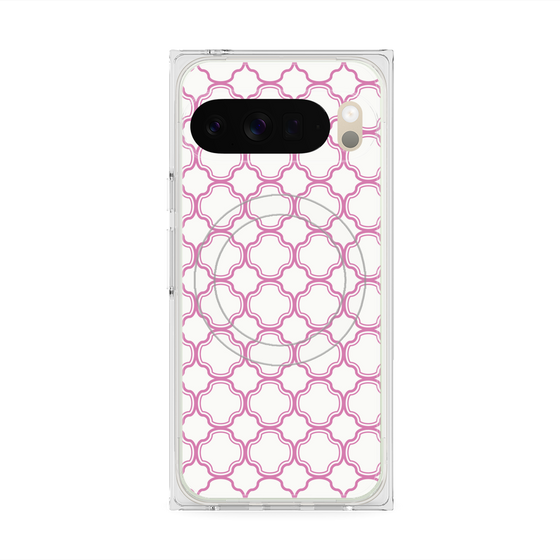 Premium Square Case with Pixelsnap［ Moroccan3 - Pink ］