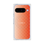 Premium Square Case with Pixelsnap［ CASEPLAY Check - Orange ］
