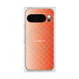 Premium Square Case with Pixelsnap［ CASEPLAY Check - Orange ］