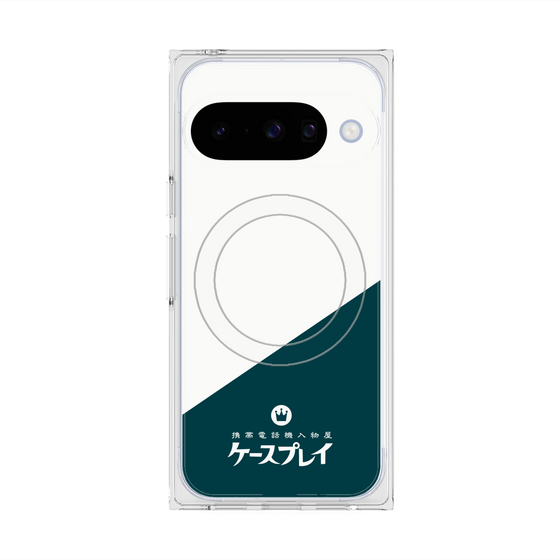 Premium Square Case with Pixelsnap［ CASEPLAY Retro - Green ］