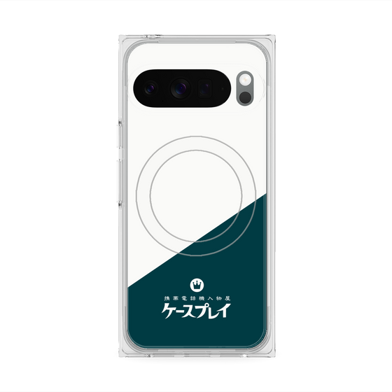 Premium Square Case with Pixelsnap［ CASEPLAY Retro - Green ］