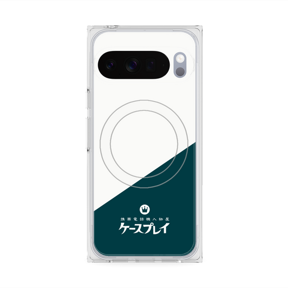 Premium Square Case with Pixelsnap［ CASEPLAY Retro - Green ］