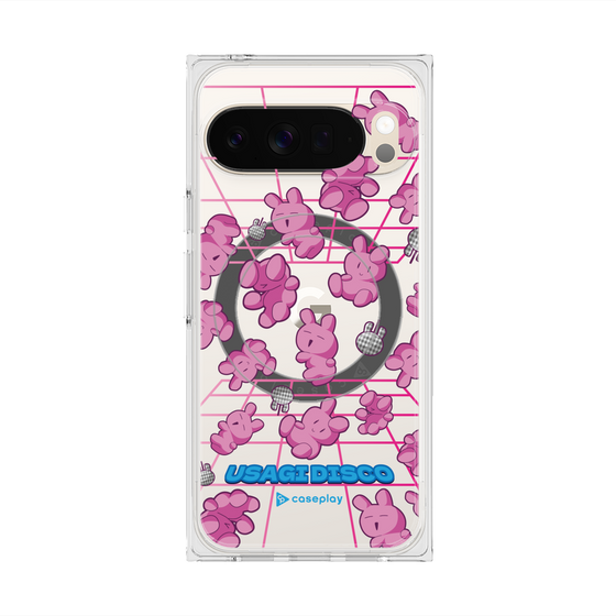 Premium Square Case with Pixelsnap［ Original - Rabbit Disco ］