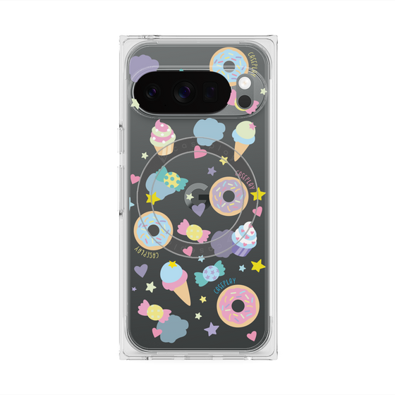 Premium Square Case with Pixelsnap［ Original - SWEETS ］