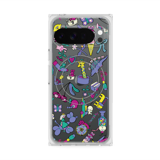 Premium Square Case with Pixelsnap［ Original - Mystery Toy Box ］