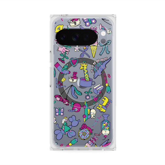 Premium Square Case with Pixelsnap［ Original - Mystery Toy Box ］