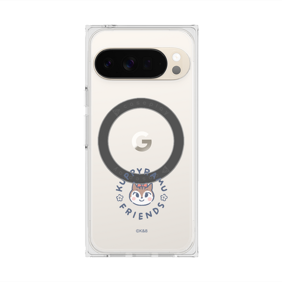 Premium Square Case with Pixelsnap［ Kuppyramu Friends - Logo - Ram ］