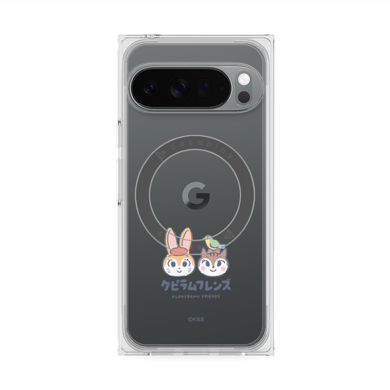 Premium Square Case with Pixelsnap［ Kuppyramu Friends - Logo - Nakayoshi  ］