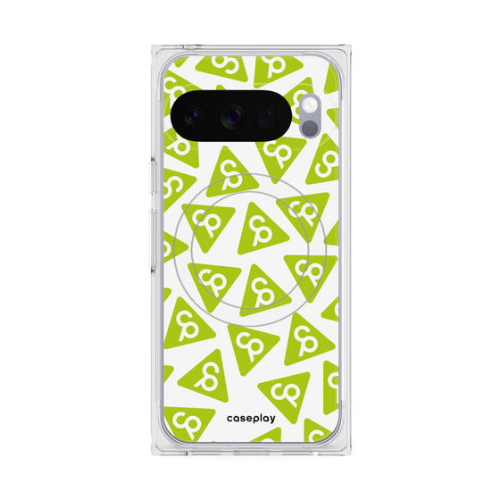 Premium Square Case with Pixelsnap［ Original - CASEPLAY Logo Mark - Green ］