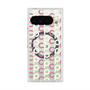 Premium Square Case with Pixelsnap［ Original - CASEPLAY Initial All-over Pattern - Pink ］