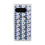 Premium Square Case with Pixelsnap［ Original - CASEPLAY Initial All-over Pattern - Navy ］