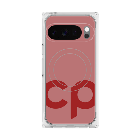 Premium Square Case with Pixelsnap［ Original - CASEPLAY Initial - Red ］