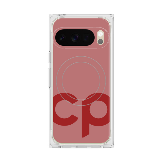 Premium Square Case with Pixelsnap［ Original - CASEPLAY Initial - Red ］