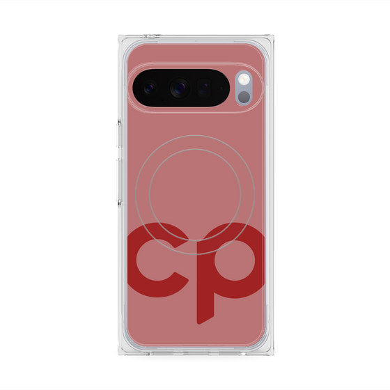 Premium Square Case with Pixelsnap［ Original - CASEPLAY Initial - Red ］