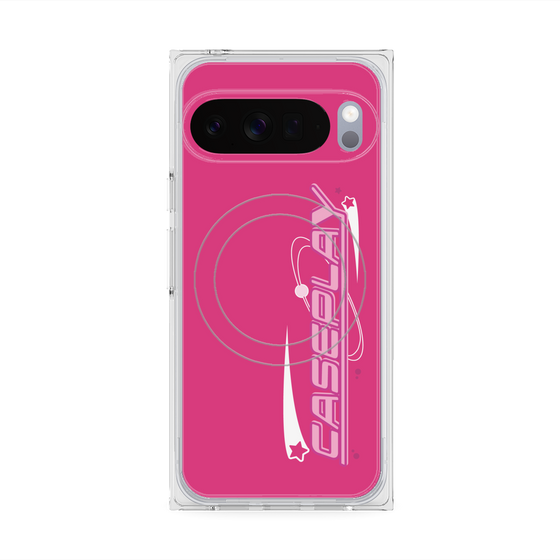 Premium Square Case with Pixelsnap［ Original - Y2K Arrange - Pink ］