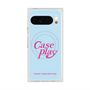 Premium Square Case with Pixelsnap［ Original - ENJOY YOUR OWN DAY - Light Blue ］