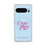 Premium Square Case with Pixelsnap［ Original - ENJOY YOUR OWN DAY - Light Blue ］