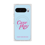 Premium Square Case with Pixelsnap［ Original - ENJOY YOUR OWN DAY - Light Blue ］