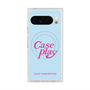 Premium Square Case with Pixelsnap［ Original - ENJOY YOUR OWN DAY - Light Blue ］