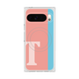 Premium Square Case with Pixelsnap［ Original - initial color line - T pink ］