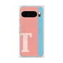 Premium Square Case with Pixelsnap［ Original - initial color line - T pink ］