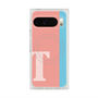 Premium Square Case with Pixelsnap［ Original - initial color line - T pink ］