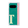 Premium Square Case with Pixelsnap［ Original - initial color line - T green ］