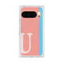 Premium Square Case with Pixelsnap［ Original - initial color line - U pink ］
