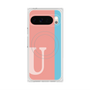 Premium Square Case with Pixelsnap［ Original - initial color line - U pink ］