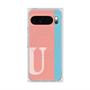 Premium Square Case with Pixelsnap［ Original - initial color line - U pink ］