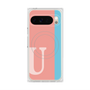 Premium Square Case with Pixelsnap［ Original - initial color line - U pink ］