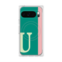 Premium Square Case with Pixelsnap［ Original - initial color line - U green ］