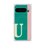 Premium Square Case with Pixelsnap［ Original - initial color line - U green ］