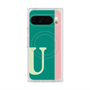 Premium Square Case with Pixelsnap［ Original - initial color line - U green ］