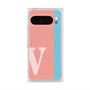 Premium Square Case with Pixelsnap［ Original - initial color line - V pink ］
