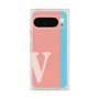 Premium Square Case with Pixelsnap［ Original - initial color line - V pink ］
