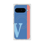 Premium Square Case with Pixelsnap［ Original - initial color line - V blue ］
