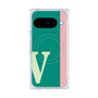 Premium Square Case with Pixelsnap［ Original - initial color line - V green ］