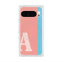 Premium Square Case with Pixelsnap［ Original - initial color line - A pink ］