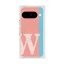 Premium Square Case with Pixelsnap［ Original - initial color line - W pink ］