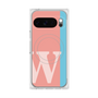 Premium Square Case with Pixelsnap［ Original - initial color line - W pink ］