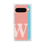 Premium Square Case with Pixelsnap［ Original - initial color line - W pink ］
