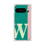 Premium Square Case with Pixelsnap［ Original - initial color line - W green ］