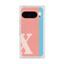 Premium Square Case with Pixelsnap［ Original - initial color line - X pink ］