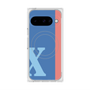 Premium Square Case with Pixelsnap［ Original - initial color line - X blue ］