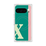 Premium Square Case with Pixelsnap［ Original - initial color line - X green ］